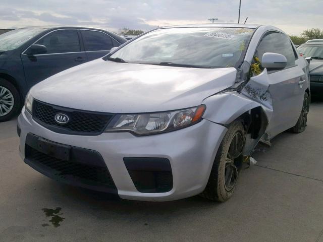 KNAFU6A22C5516463 - 2012 KIA FORTE EX SILVER photo 2