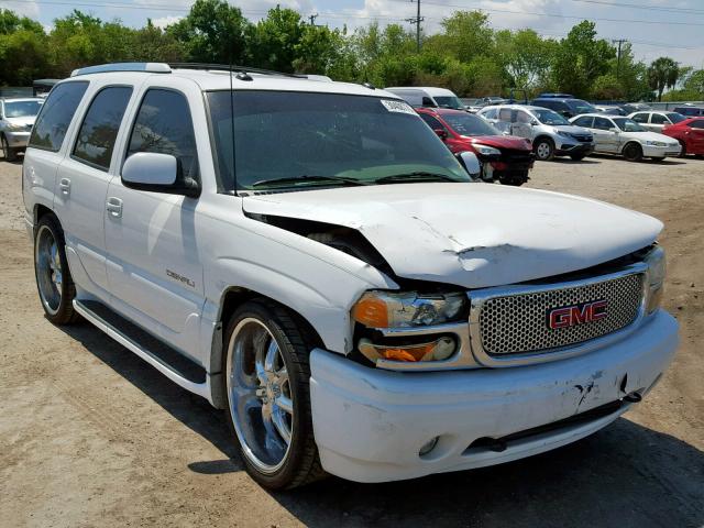 1GKEK63UX3J267344 - 2003 GMC YUKON DENA WHITE photo 1