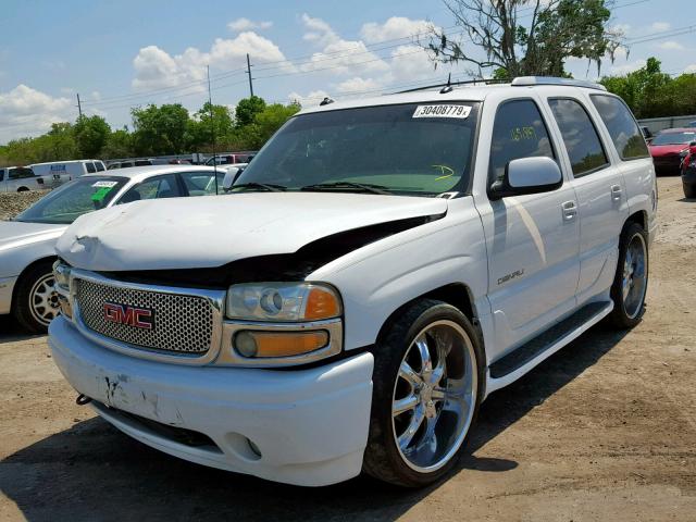 1GKEK63UX3J267344 - 2003 GMC YUKON DENA WHITE photo 2