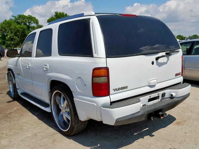 1GKEK63UX3J267344 - 2003 GMC YUKON DENA WHITE photo 3