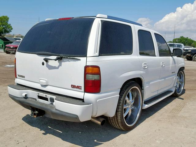 1GKEK63UX3J267344 - 2003 GMC YUKON DENA WHITE photo 4