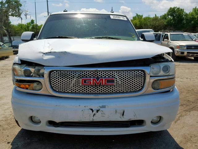 1GKEK63UX3J267344 - 2003 GMC YUKON DENA WHITE photo 9