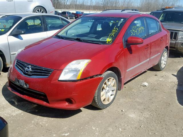 3N1AB6AP6BL666821 - 2011 NISSAN SENTRA 2.0 RED photo 2