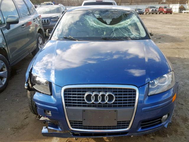 WAUMF78P86A052230 - 2006 AUDI A3 2.0 SPO BLUE photo 9