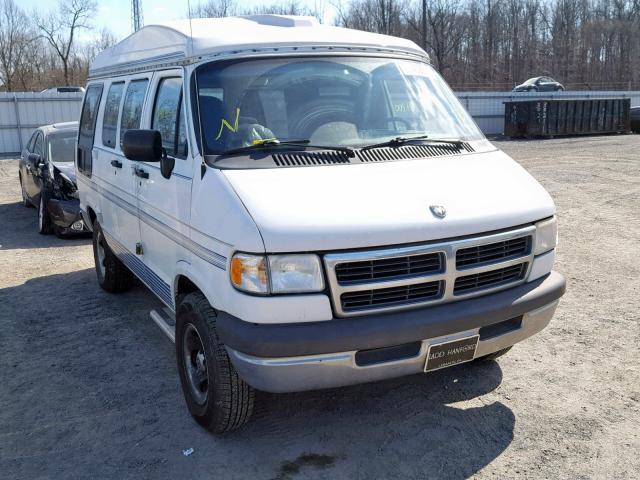 2B6HB21XXVK501525 - 1997 DODGE RAM VAN B2 WHITE photo 1