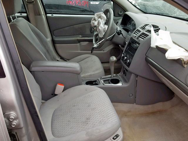 1G1ZT68N47F263609 - 2007 CHEVROLET MALIBU MAX 银色 照片 5