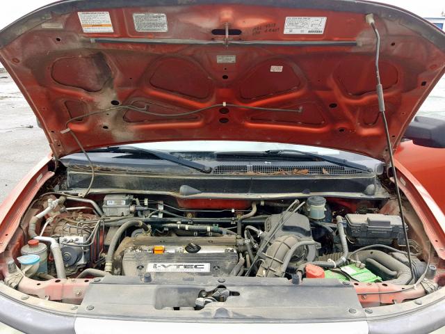 5J6YH28533L012339 - 2003 HONDA ELEMENT EX ORANGE photo 7