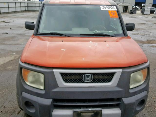 5J6YH28533L012339 - 2003 HONDA ELEMENT EX ORANGE photo 9