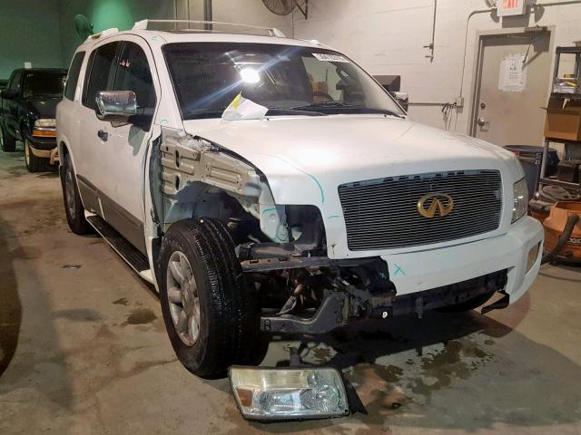 5N3AA08C96N811763 - 2006 INFINITI QX56 WHITE photo 1