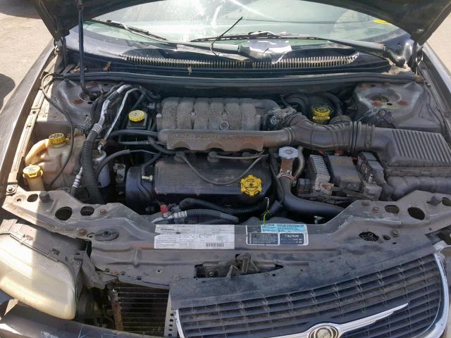 3C3EL55H7YT210266 - 2000 CHRYSLER SEBRING JX GRAY photo 7