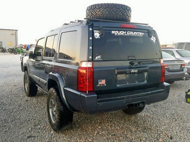 1J8HG48P77C678737 - 2007 JEEP COMMANDER BLUE photo 3