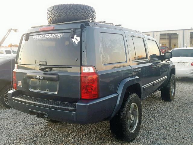 1J8HG48P77C678737 - 2007 JEEP COMMANDER BLUE photo 4