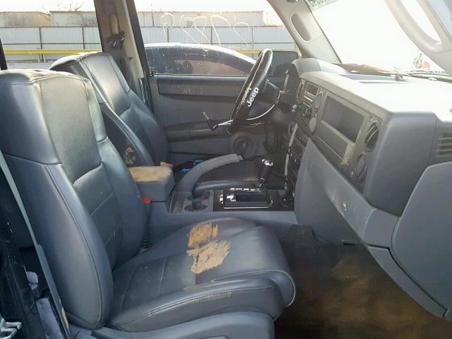 1J8HG48P77C678737 - 2007 JEEP COMMANDER BLUE photo 5
