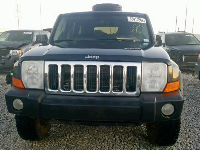 1J8HG48P77C678737 - 2007 JEEP COMMANDER BLUE photo 9