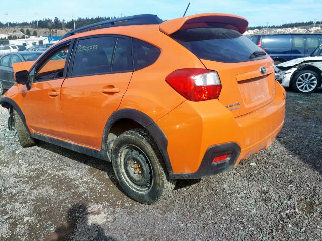 JF2GPAVC1D2855370 - 2013 SUBARU XV CROSSTR ORANGE photo 3