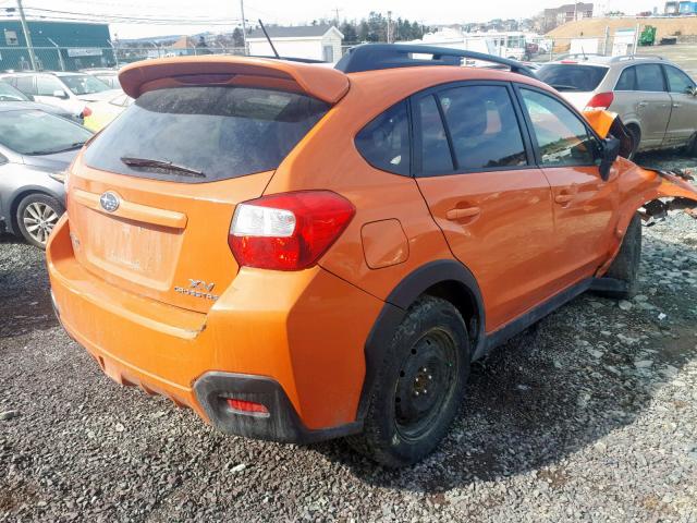 JF2GPAVC1D2855370 - 2013 SUBARU XV CROSSTR ORANGE photo 4