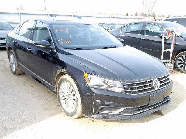 1VWBT7A36HC030595 - 2017 VOLKSWAGEN PASSAT SE BLACK photo 1