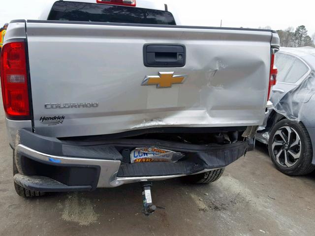 1GCGSAE30F1240251 - 2015 CHEVROLET COLORADO SILVER photo 9