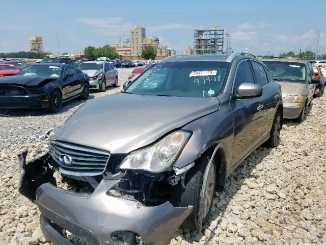 JNKAJ09F68M350342 - 2008 INFINITI EX35 BASE GRAY photo 2