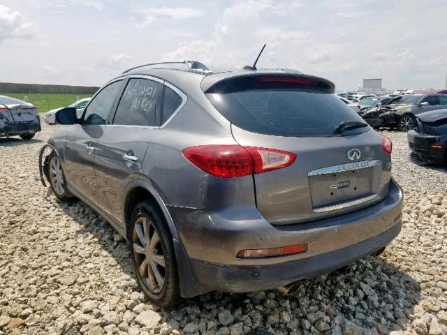 JNKAJ09F68M350342 - 2008 INFINITI EX35 BASE GRAY photo 3