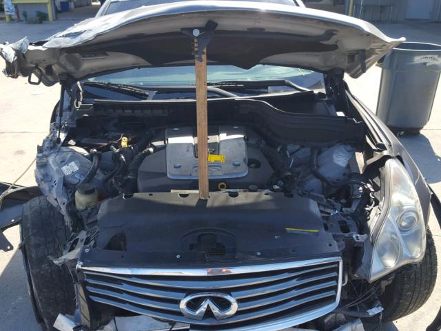 JNKAJ09F68M350342 - 2008 INFINITI EX35 BASE GRAY photo 7