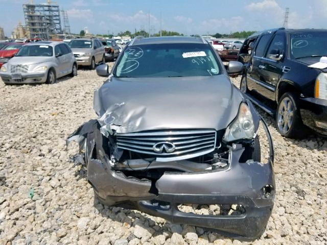 JNKAJ09F68M350342 - 2008 INFINITI EX35 BASE GRAY photo 9