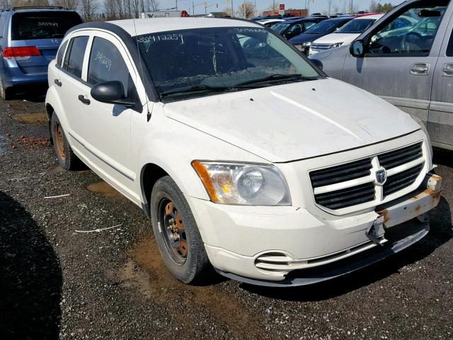 1B3CB2HA8AD630845 - 2010 DODGE CALIBER SE WHITE photo 1