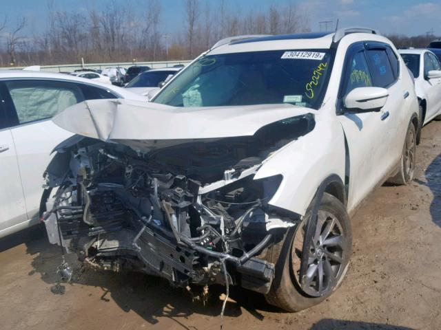 5N1AT2MT7GC761253 - 2016 NISSAN ROGUE S WHITE photo 2