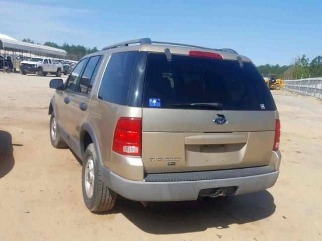 1FMZU63K93UB60642 - 2003 FORD EXPLORER X GOLD photo 3