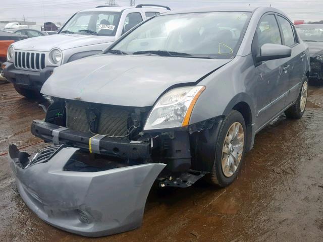 3N1AB6APXBL633580 - 2011 NISSAN SENTRA 2.0 GRAY photo 2