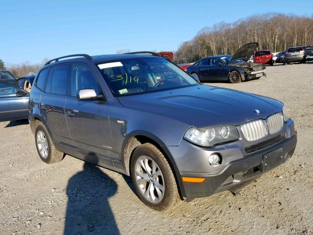 WBXPC93489WJ29870 - 2009 BMW X3 XDRIVE3 SILVER photo 1