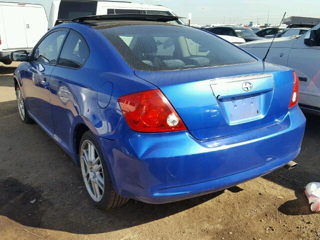 JTKDE167860128971 - 2006 TOYOTA SCION TC Mavi foto 3