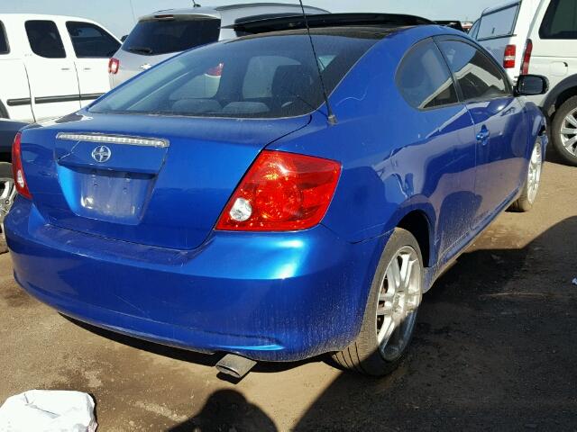 JTKDE167860128971 - 2006 TOYOTA SCION TC Mavi foto 4