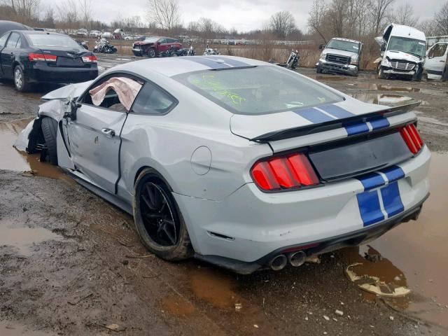 1FA6P8JZ4H5523799 - 2017 FORD MUSTANG SH SILVER photo 3
