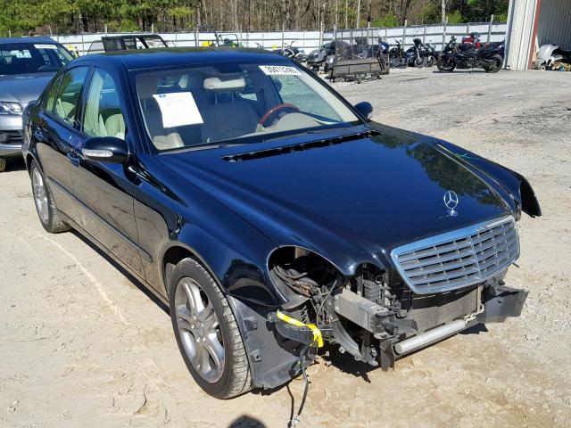 WDBUF56J96A872014 - 2006 MERCEDES-BENZ E 350 BLACK photo 1