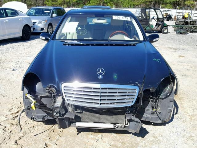 WDBUF56J96A872014 - 2006 MERCEDES-BENZ E 350 BLACK photo 9