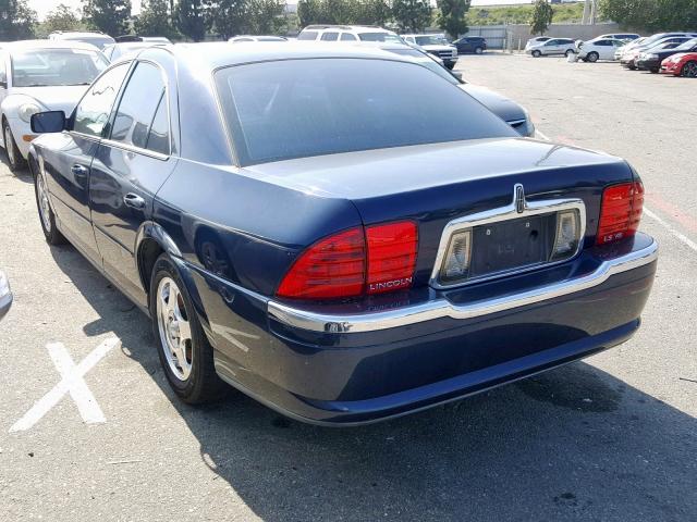 1LNHM87A81Y682810 - 2001 LINCOLN LS BLUE photo 3