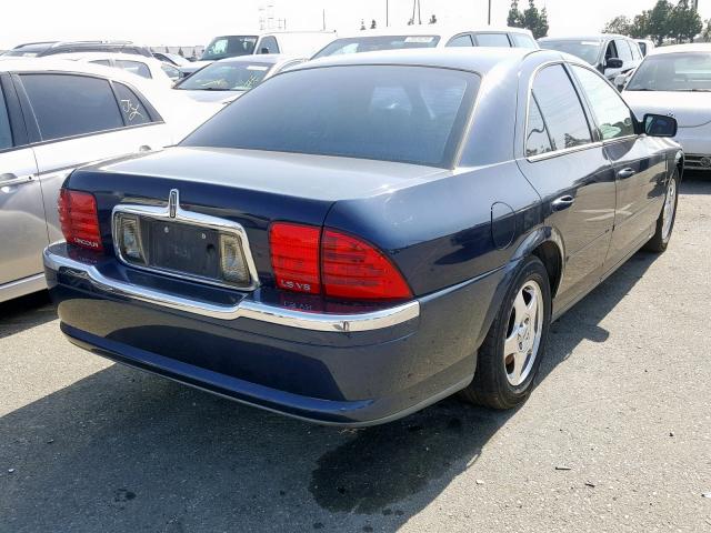 1LNHM87A81Y682810 - 2001 LINCOLN LS BLUE photo 4