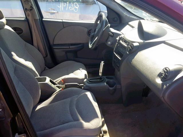 1G8AG52F05Z118268 - 2005 SATURN ION LEVEL BURGUNDY photo 5