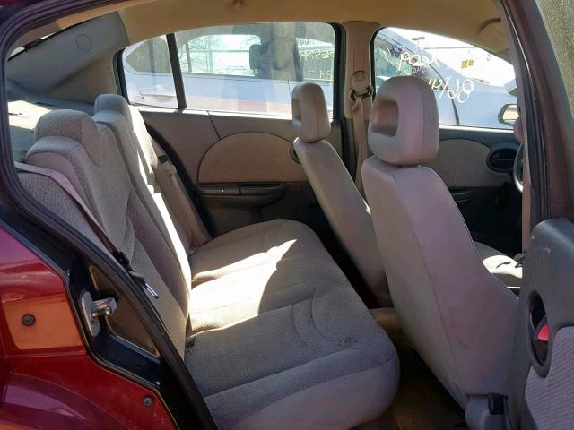 1G8AG52F05Z118268 - 2005 SATURN ION LEVEL BURGUNDY photo 6