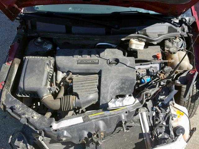 1G8AG52F05Z118268 - 2005 SATURN ION LEVEL BURGUNDY photo 7