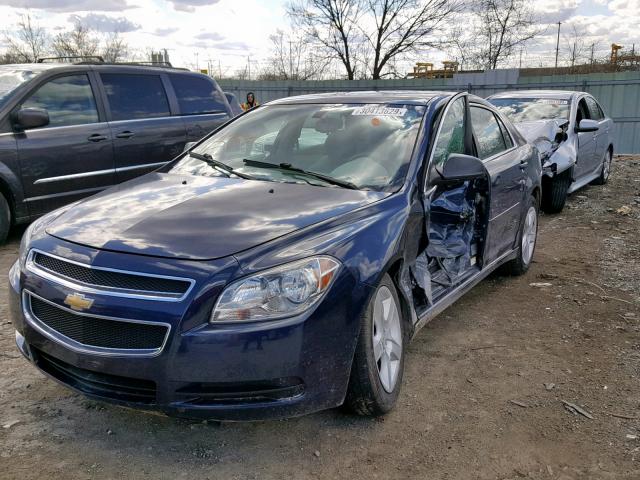 1G1ZB5E13BF165517 - 2011 CHEVROLET MALIBU LS BLUE photo 2