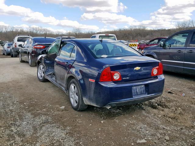 1G1ZB5E13BF165517 - 2011 CHEVROLET MALIBU LS BLUE photo 3