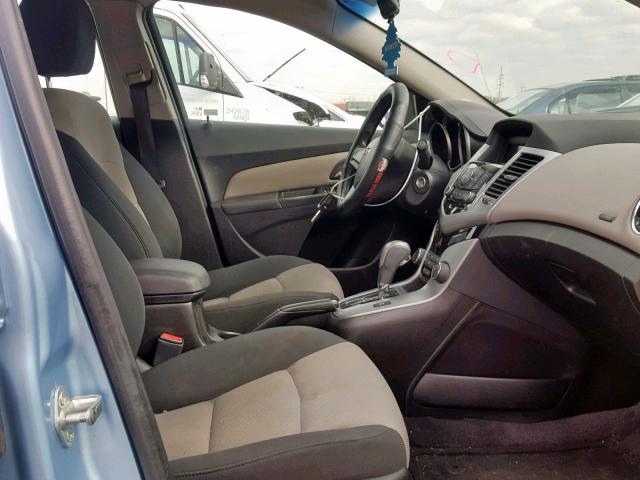 1G1PC5SH4C7198057 - 2012 CHEVROLET CRUZE LS BLUE photo 5