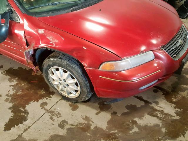 1C3EJ56H1YN119806 - 2000 CHRYSLER CIRRUS LXI MAROON photo 9