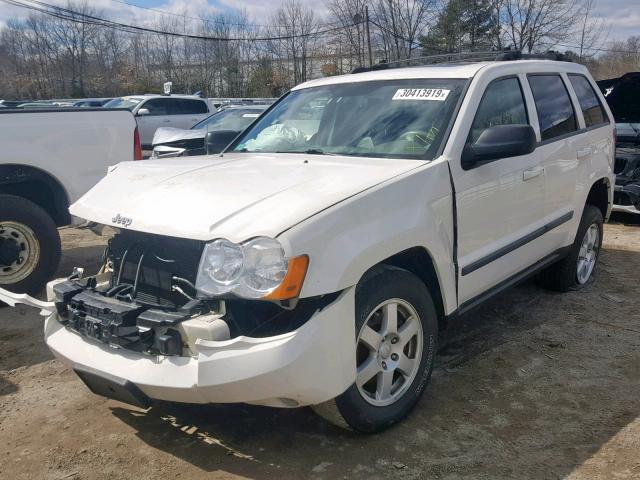 1J8GR48K48C116886 - 2008 JEEP GRAND CHER WHITE photo 2