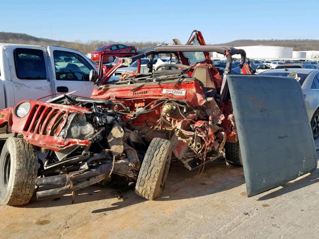 1J4FA49S8YP765571 - 2000 JEEP WRANGLER / RED photo 9