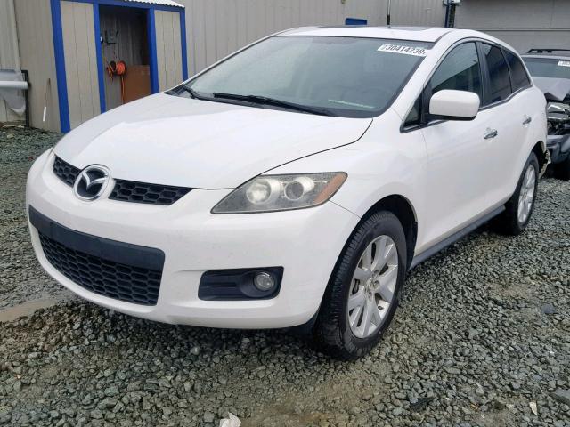 JM3ER293980193997 - 2008 MAZDA CX-7 WHITE photo 2