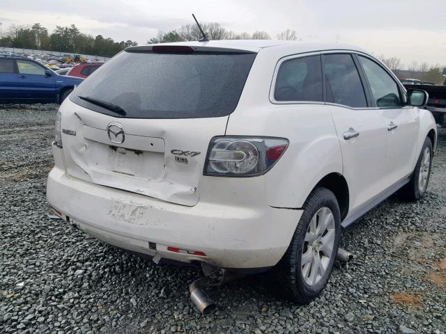 JM3ER293980193997 - 2008 MAZDA CX-7 WHITE photo 4