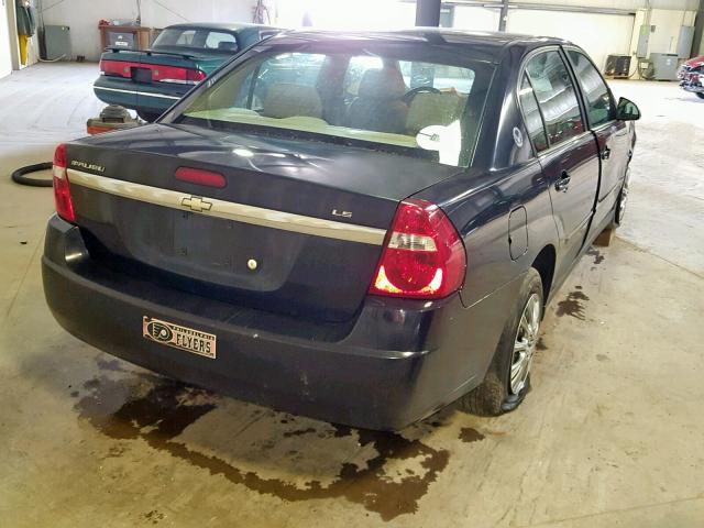 1G1ZS51F96F157106 - 2006 CHEVROLET MALIBU LS CHARCOAL photo 4